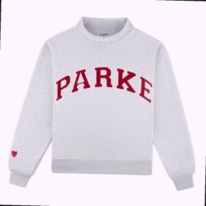 PARK Logo Mock Neck Sweatshirt & Jogger Set – Heather Grey